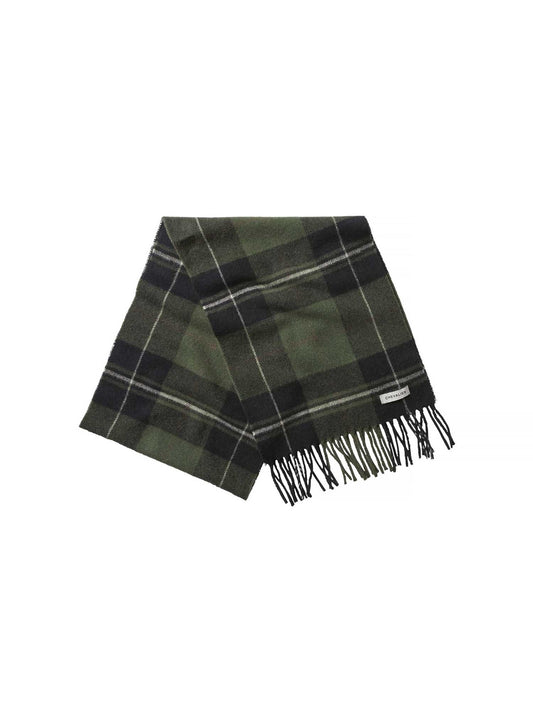Pendley Wool Scarf Chevalier Check - Dark - 1