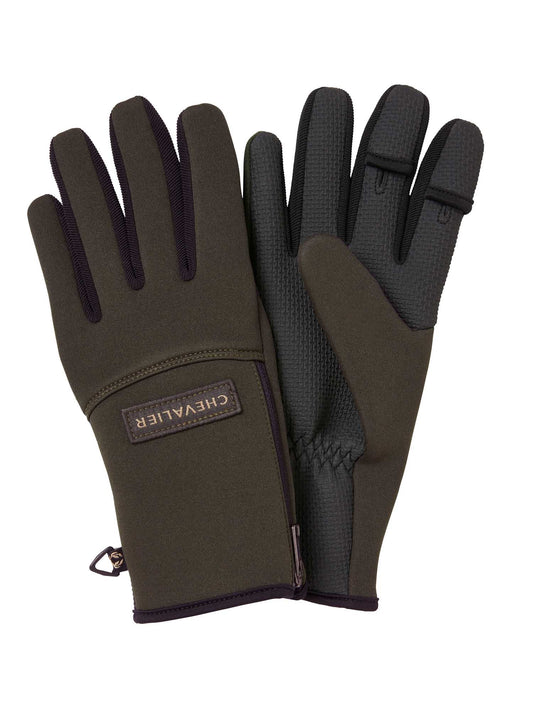 Scale Neoprene Gloves - Dark Autumn Green - 1