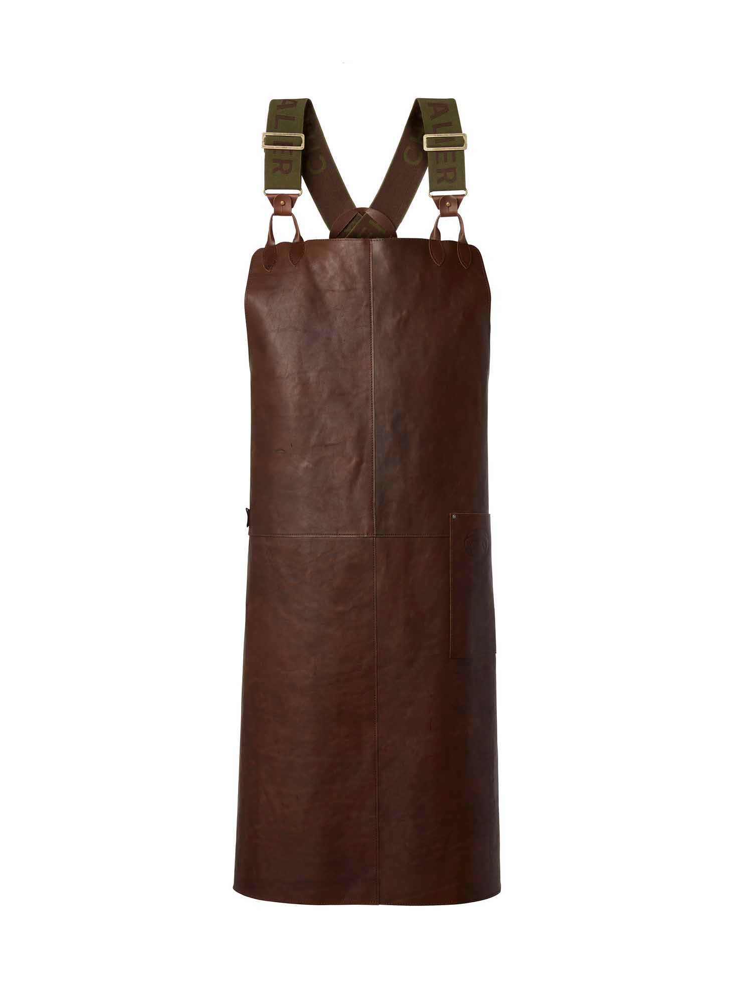 Elk Butcher Apron - Leather Brown - 1