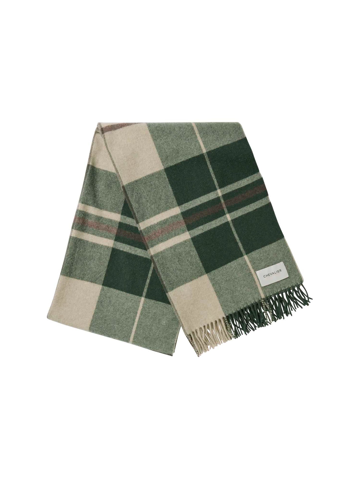 Anne Wool Scarf Chevalier XL Check - Light - 1