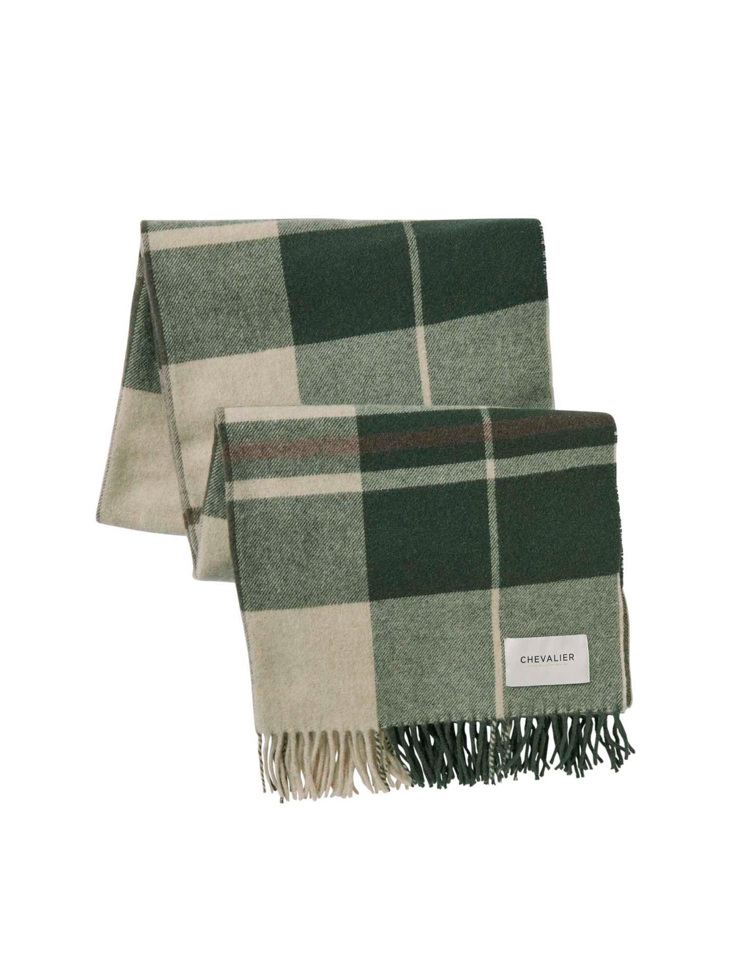 Anne Wool Scarf Chevalier XL Check - Light - 2