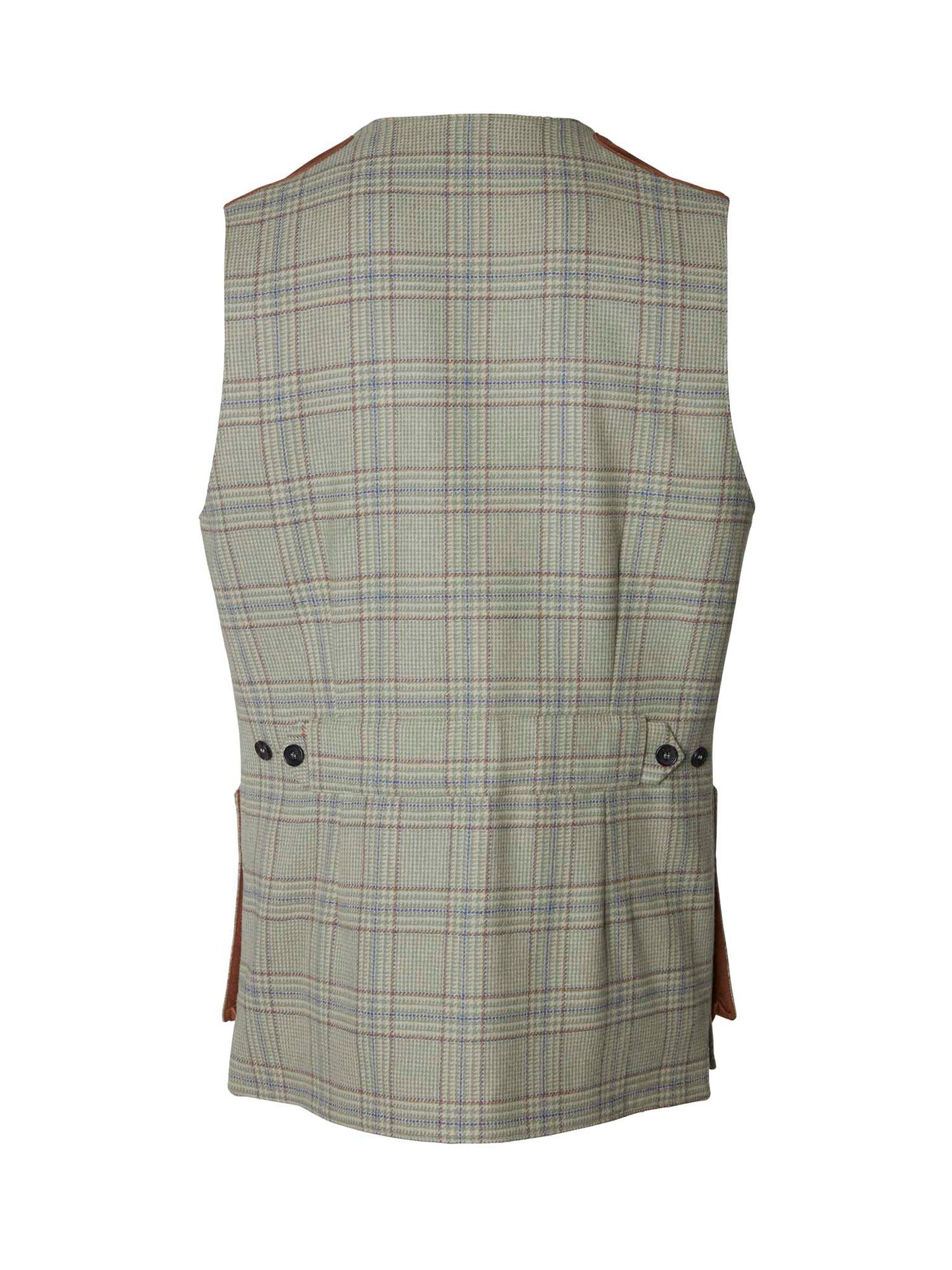 Wiston Shooting Tweed Vest Men - Willow Green Checked - 2