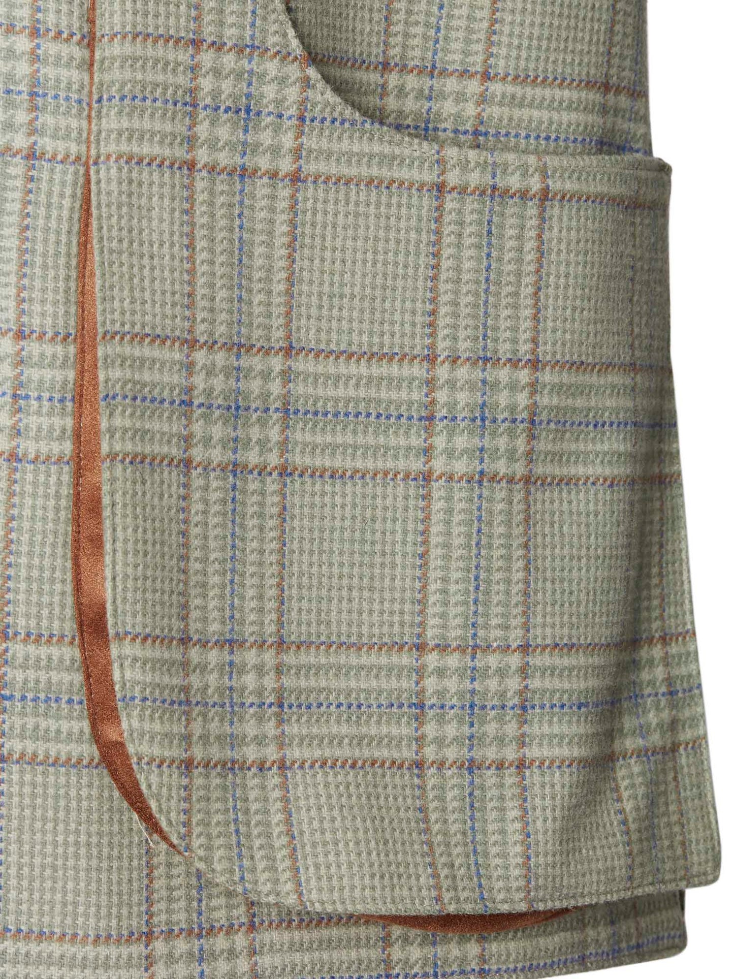 Wiston Shooting Tweed Vest Men - Willow Green Checked - 3