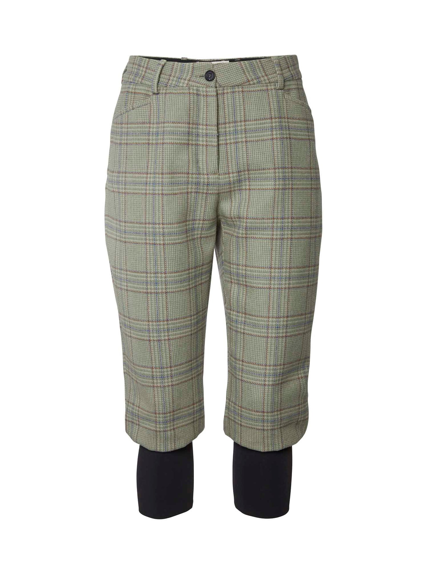 Advie Tweed Breeks Women - Willow Green Checked - 1