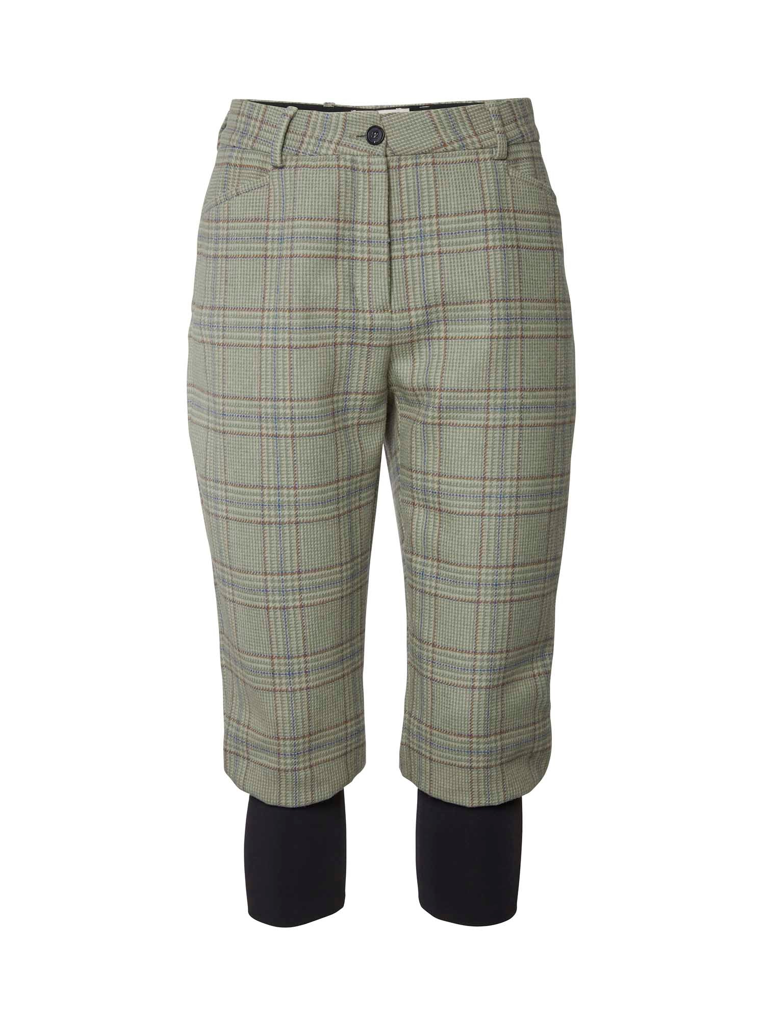 Advie Tweed Breeks Women - Willow Green Checked - 1
