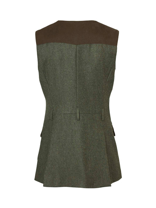Felisa Shooting Tweed Vest Women - Misty Green - 2