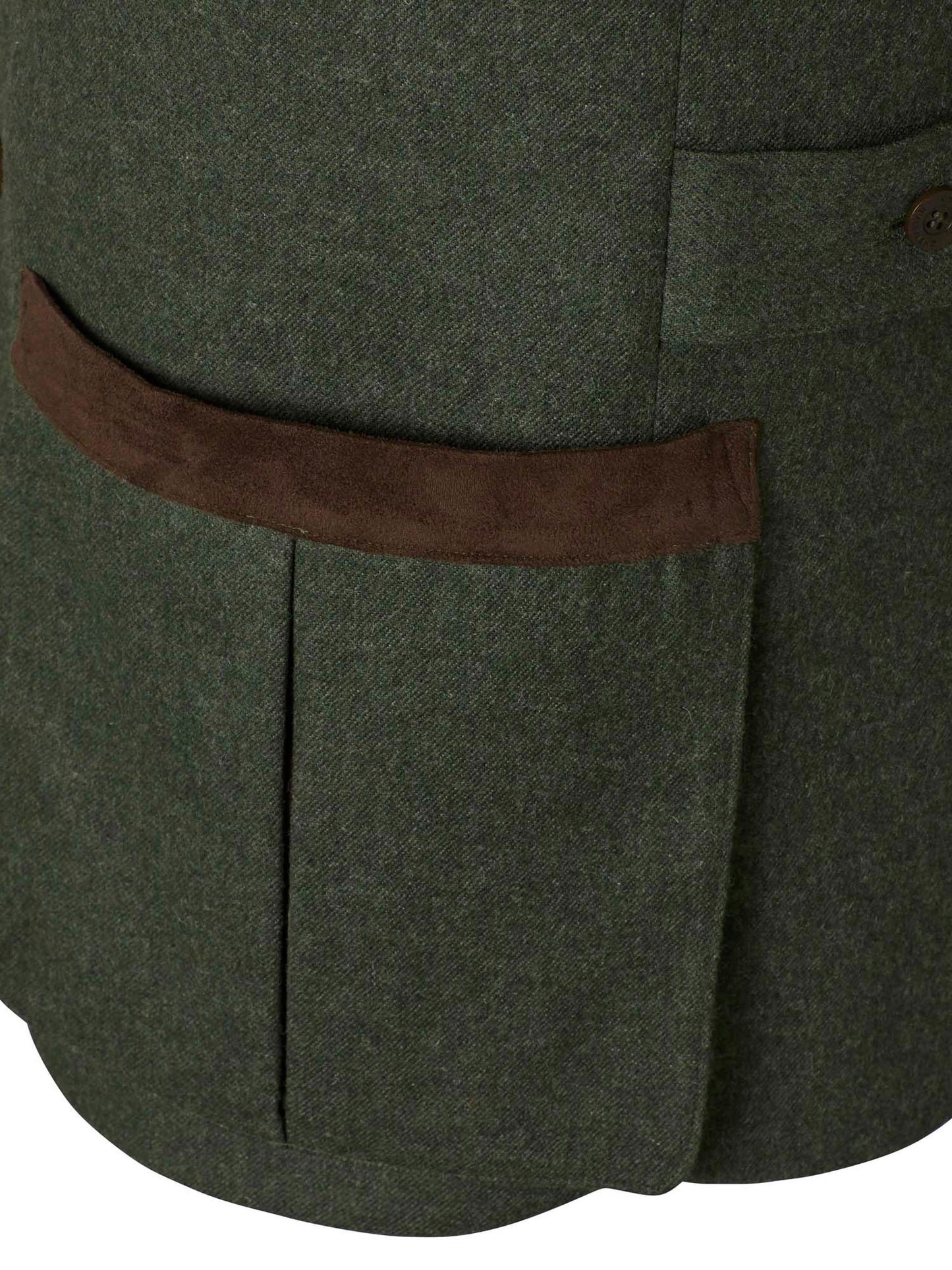Henry Shooting Tweed Vest Men - Misty Green - 4