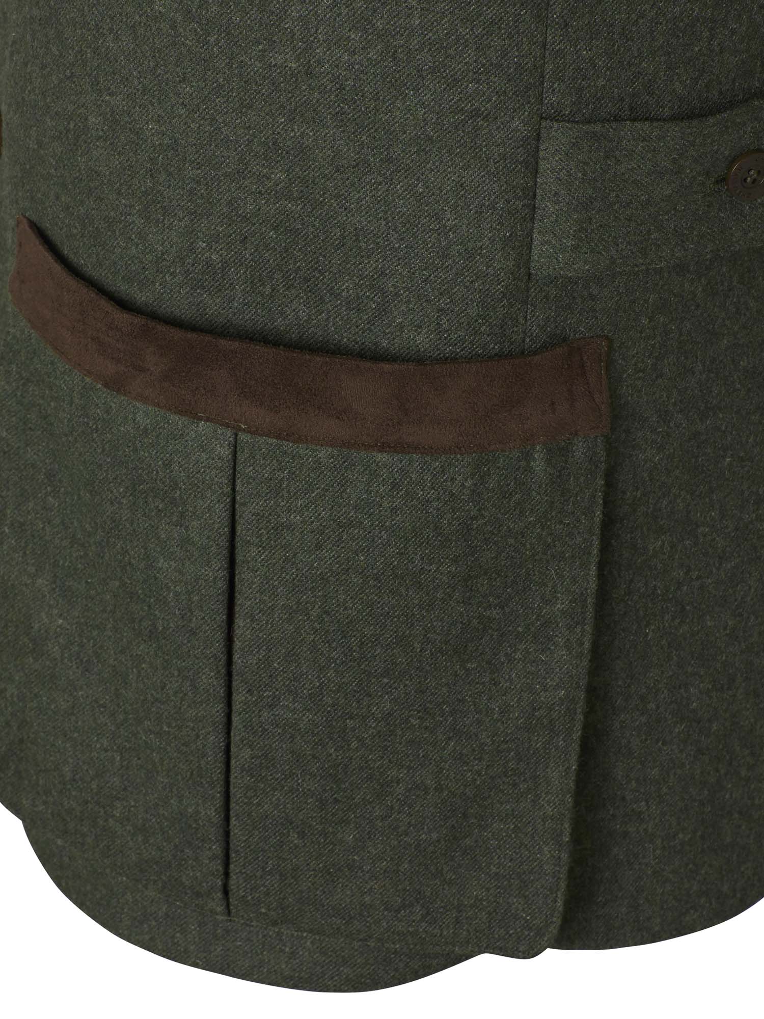 Henry Shooting Tweed Vest Men - Misty Green - 4