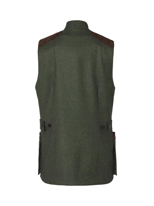 Henry Shooting Tweed Vest Men - Misty Green - 2