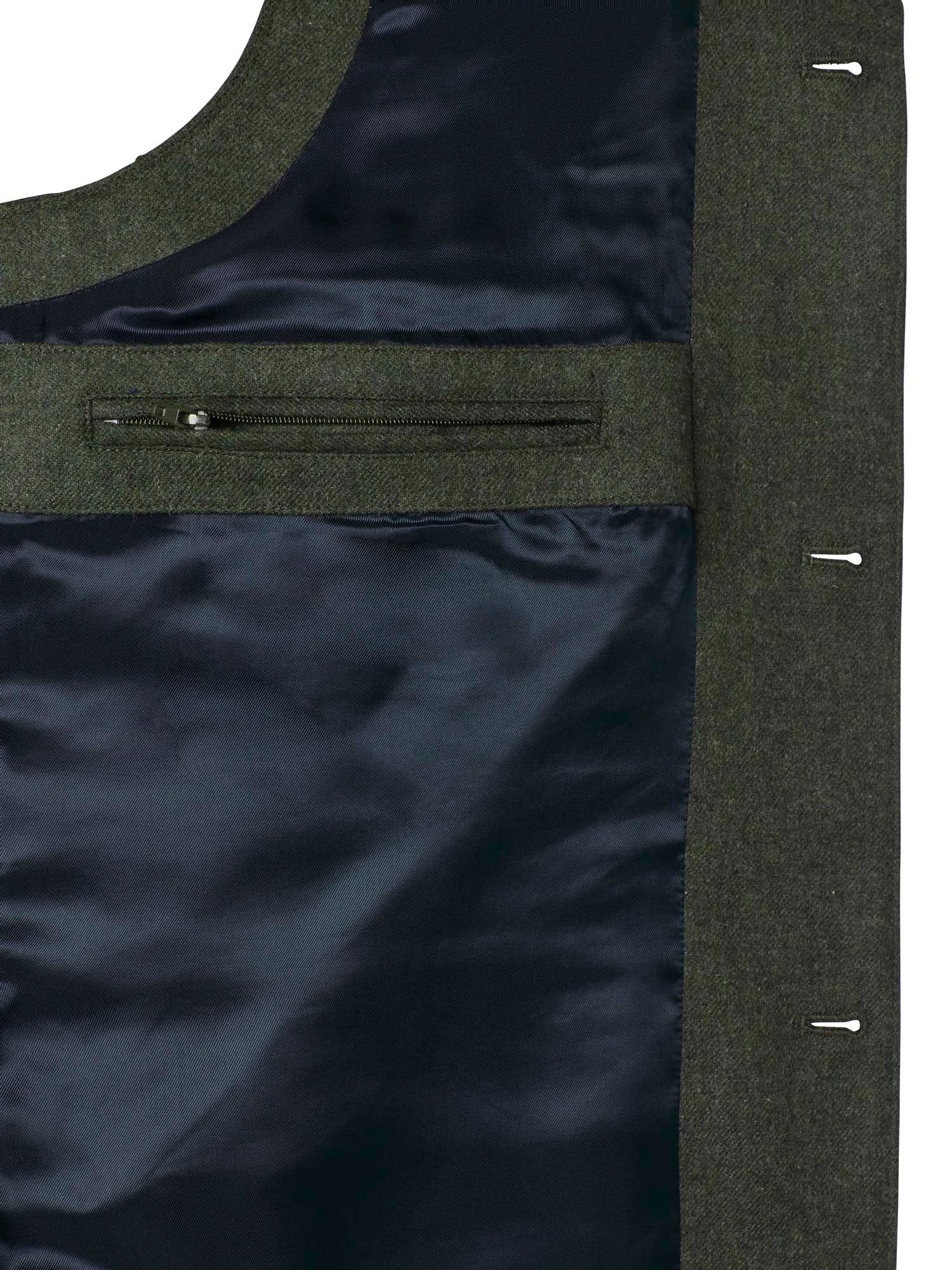 Henry Shooting Tweed Vest Men - Misty Green - 3