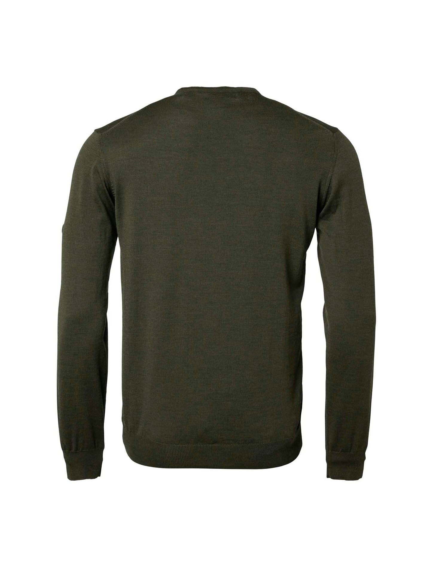 Aston V-Neck Merino Pullover Men - Dark Green - 2