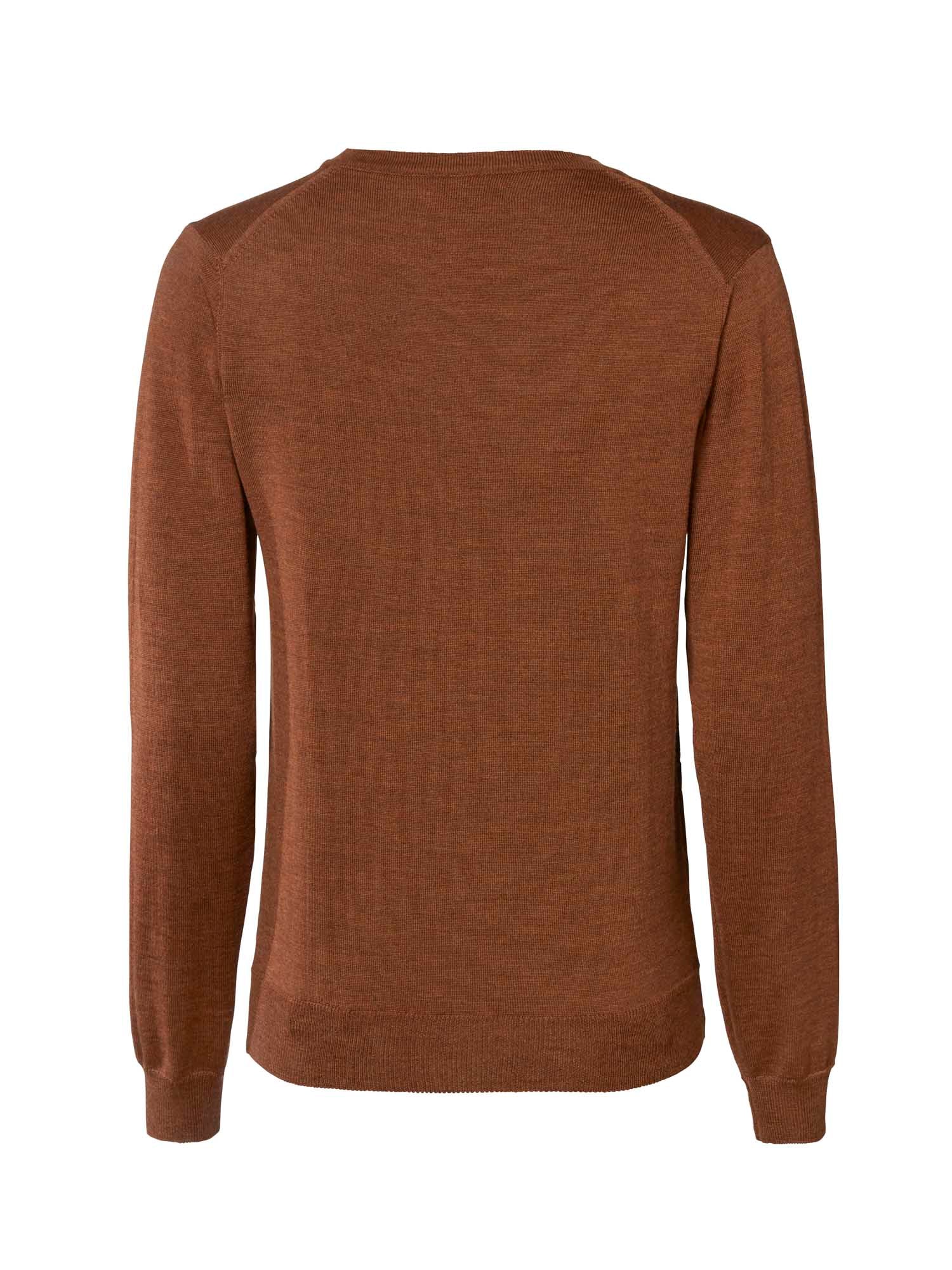 Blaise V-Neck Merino Pullover Women - Chestnut - 2
