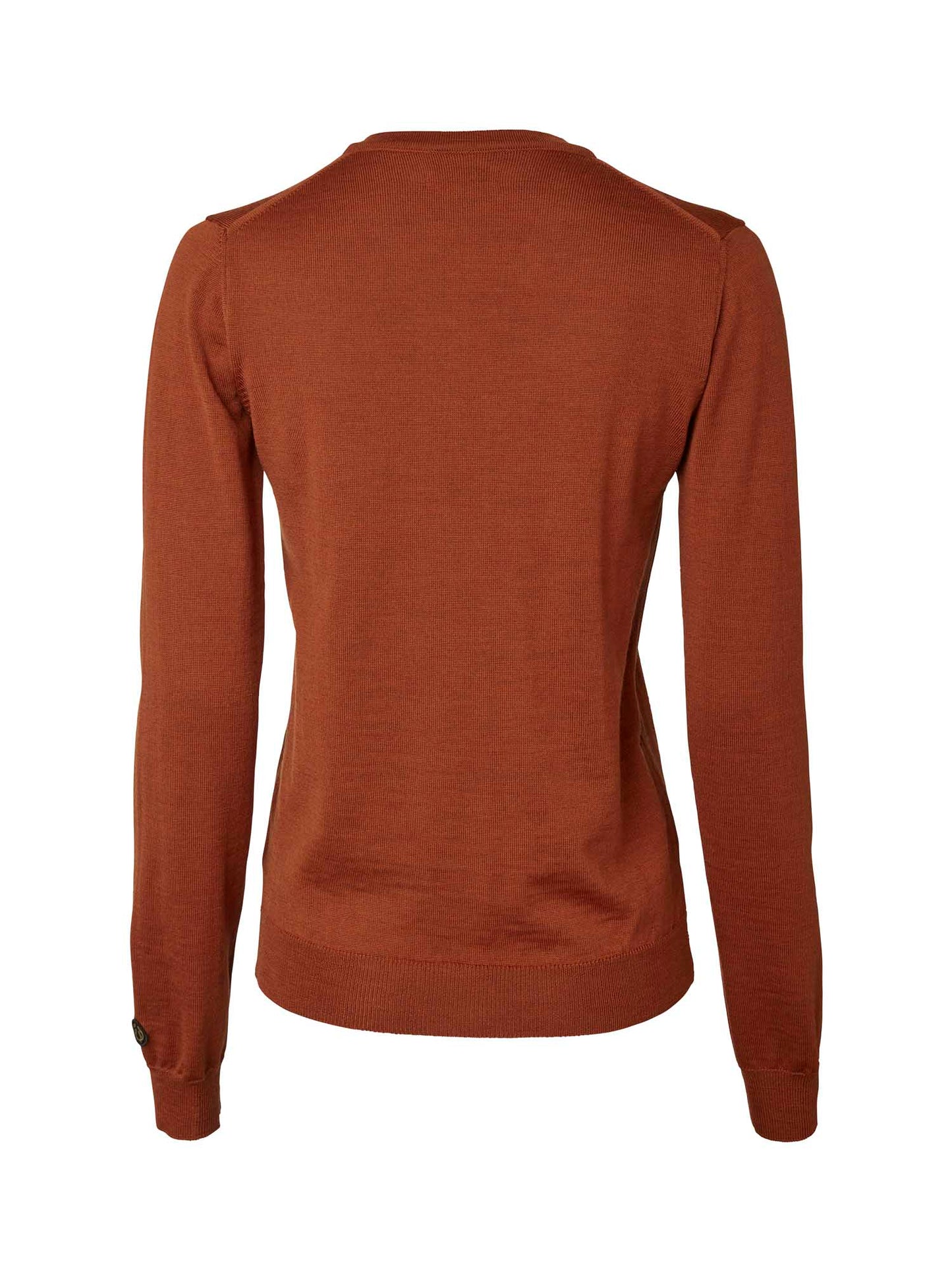 Blaise V-Neck Merino Pullover Women - Amber - 2