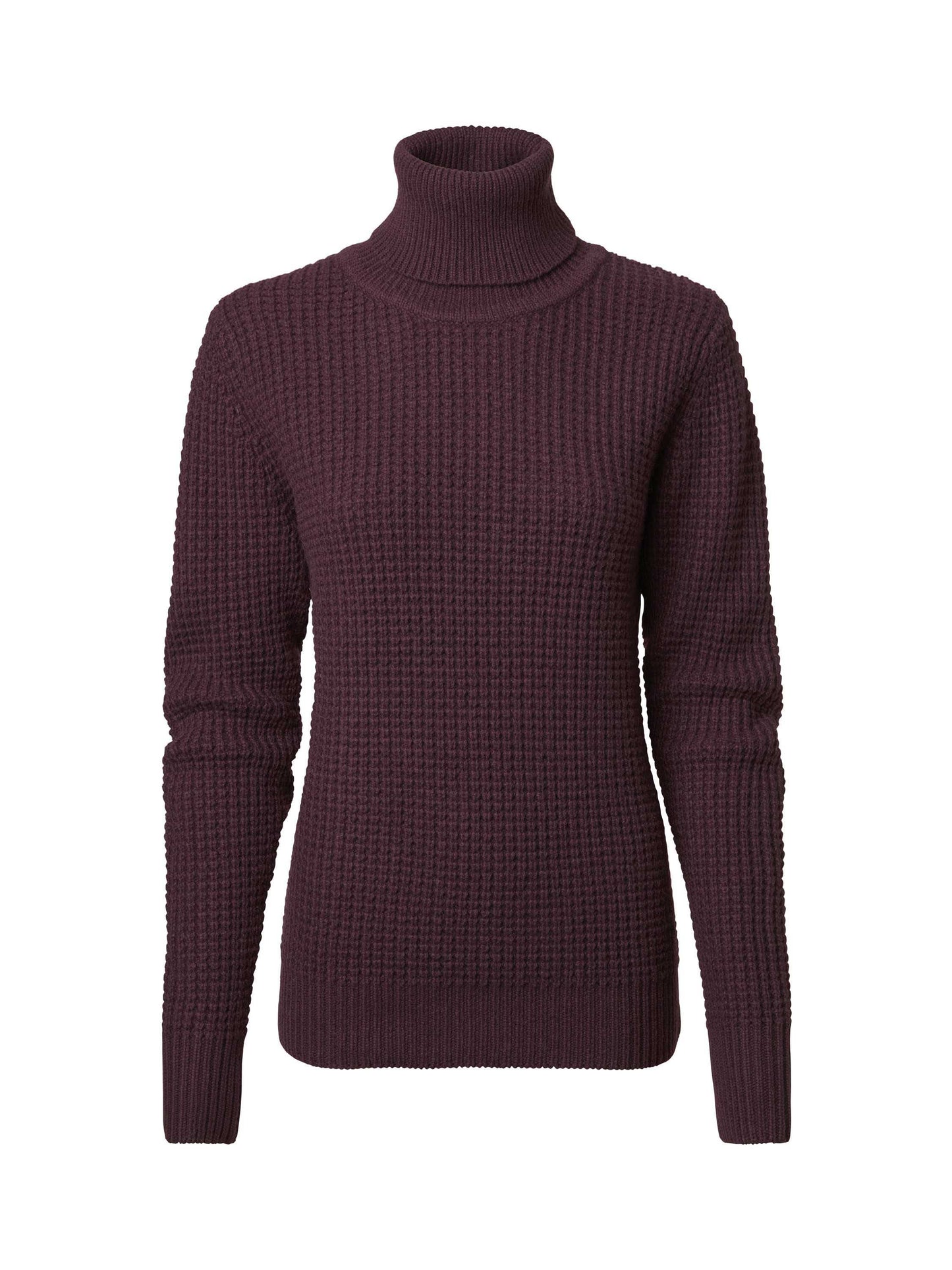Cherry Rollneck Women - Wine Red - 1