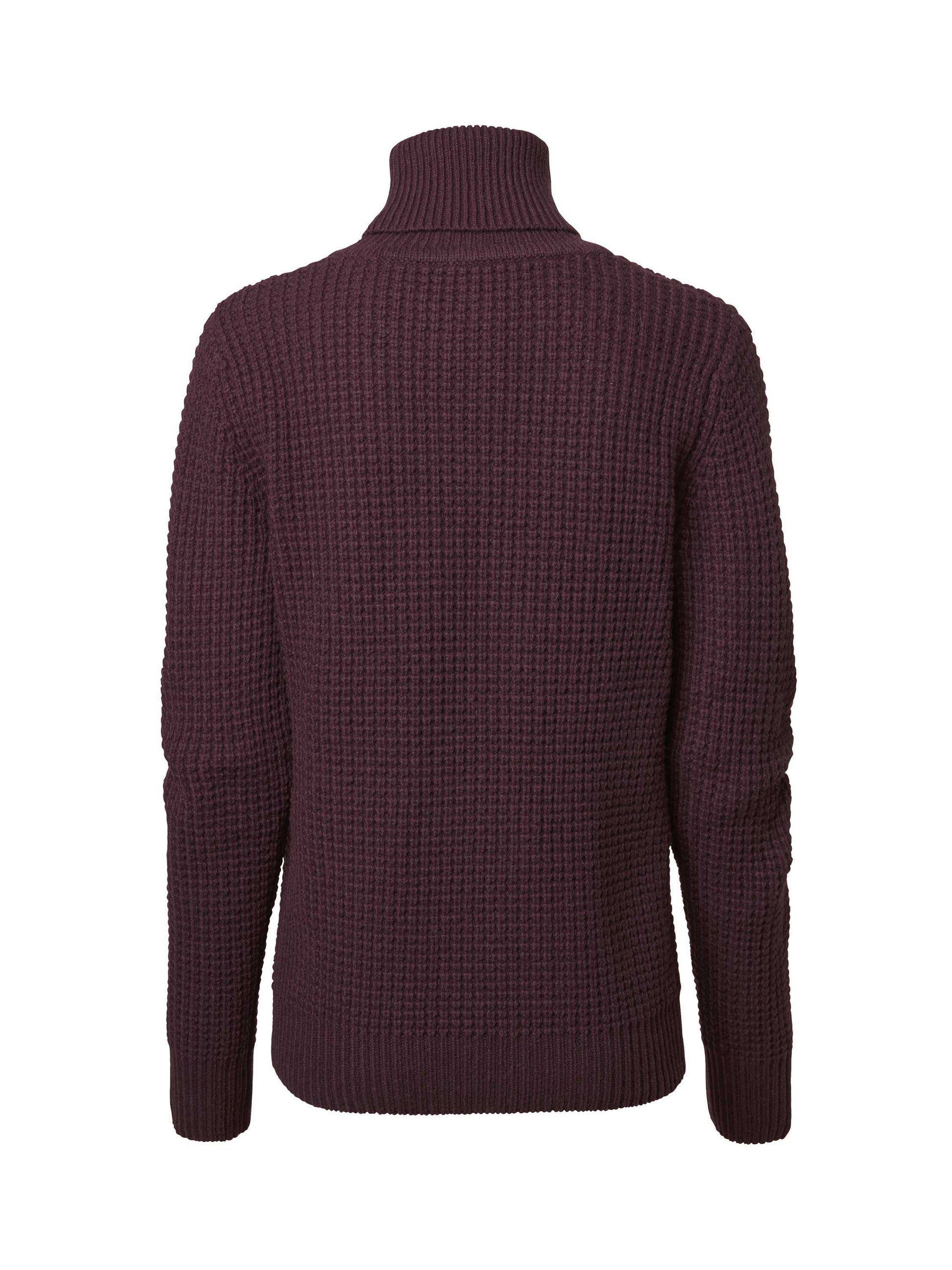 Cherry Rollneck Women - Wine Red - 2