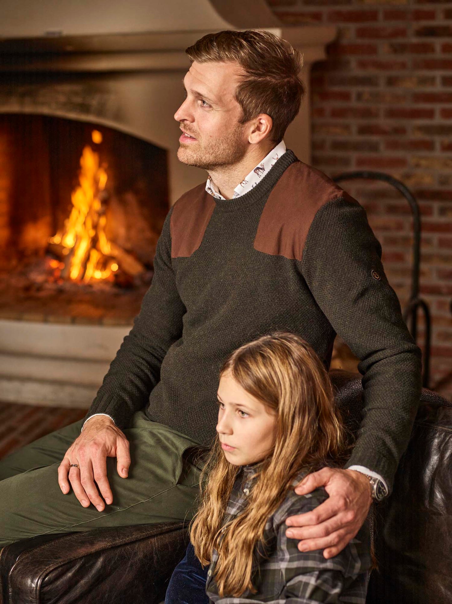 Ragdale Shooting Wool Pullover Men - Dark Green - 20