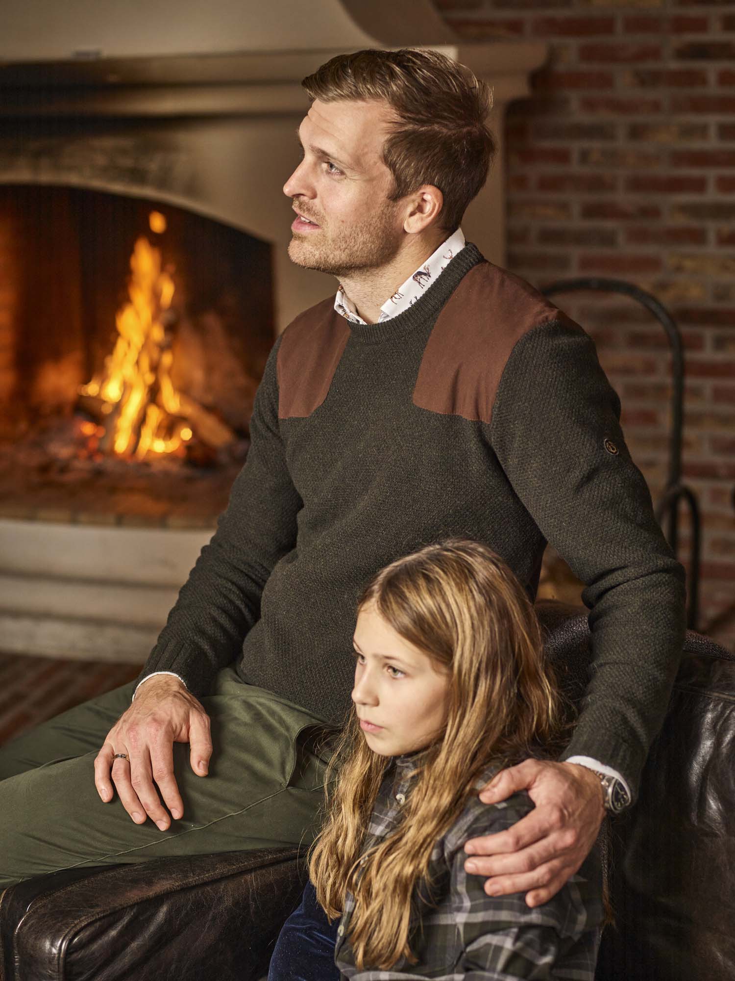 Ragdale Shooting Wool Pullover Men - Dark Green - 20
