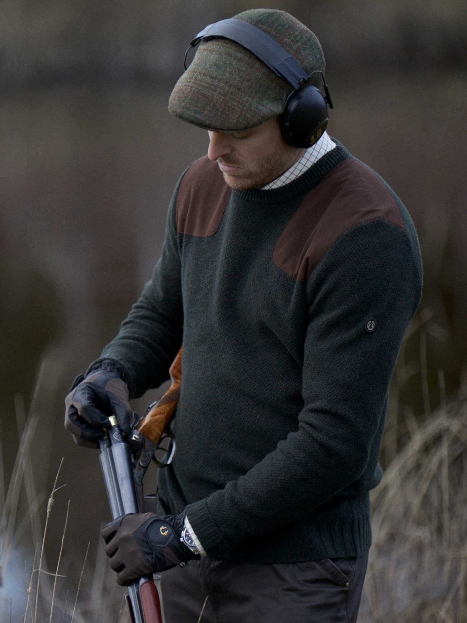 Ragdale Shooting Wool Pullover Men - Dark Green - 20
