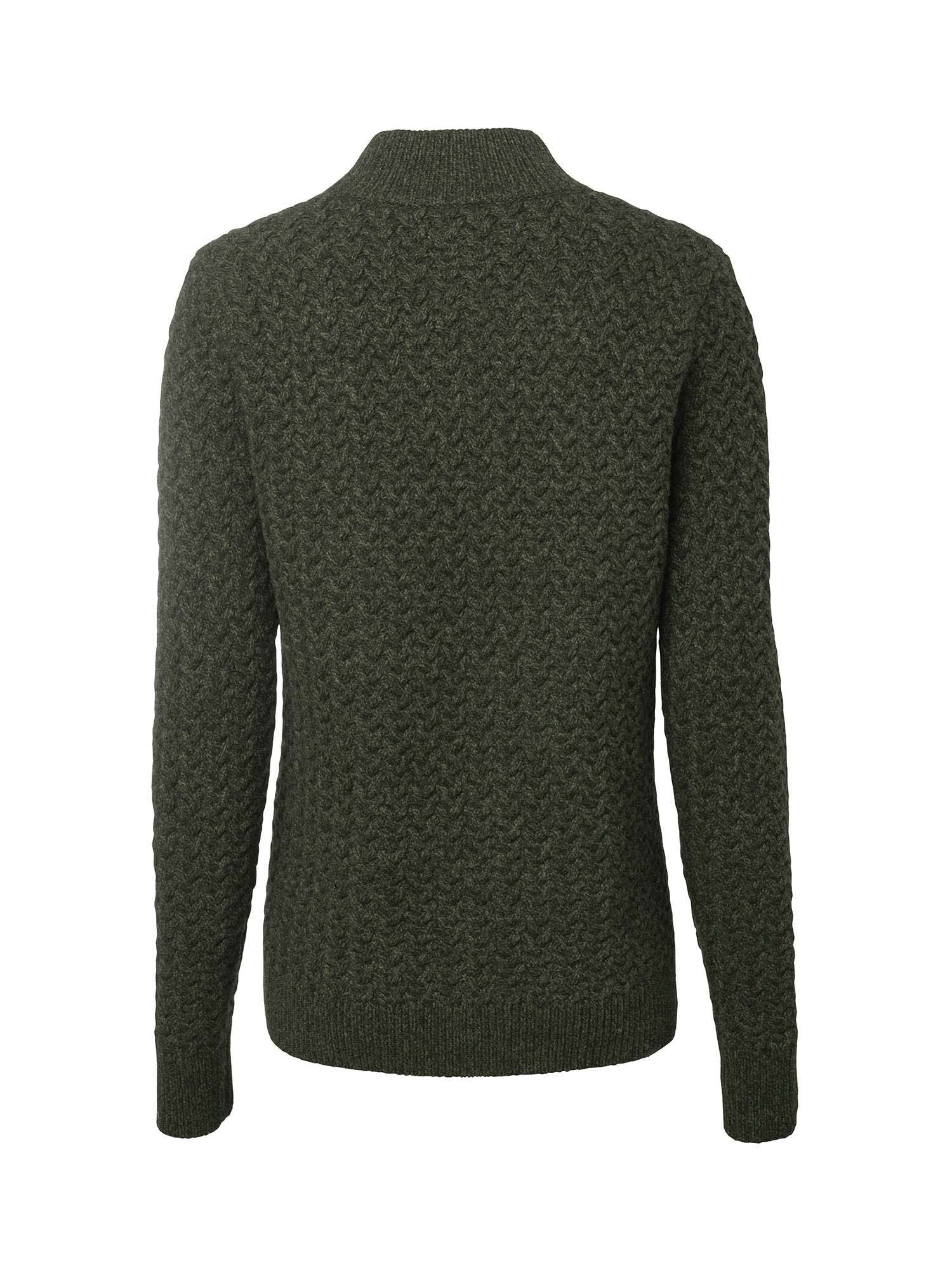 Minley Mockneck Wool Pullover Women - Dark Green - 2