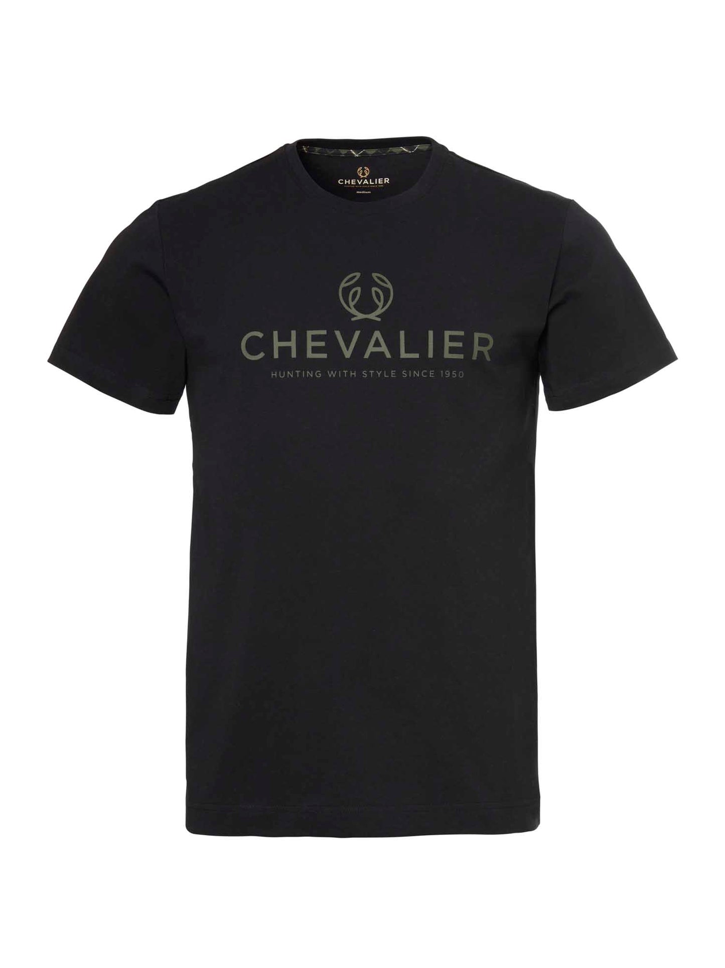 Chevalier Logo T-shirt Men - Black Night - 1