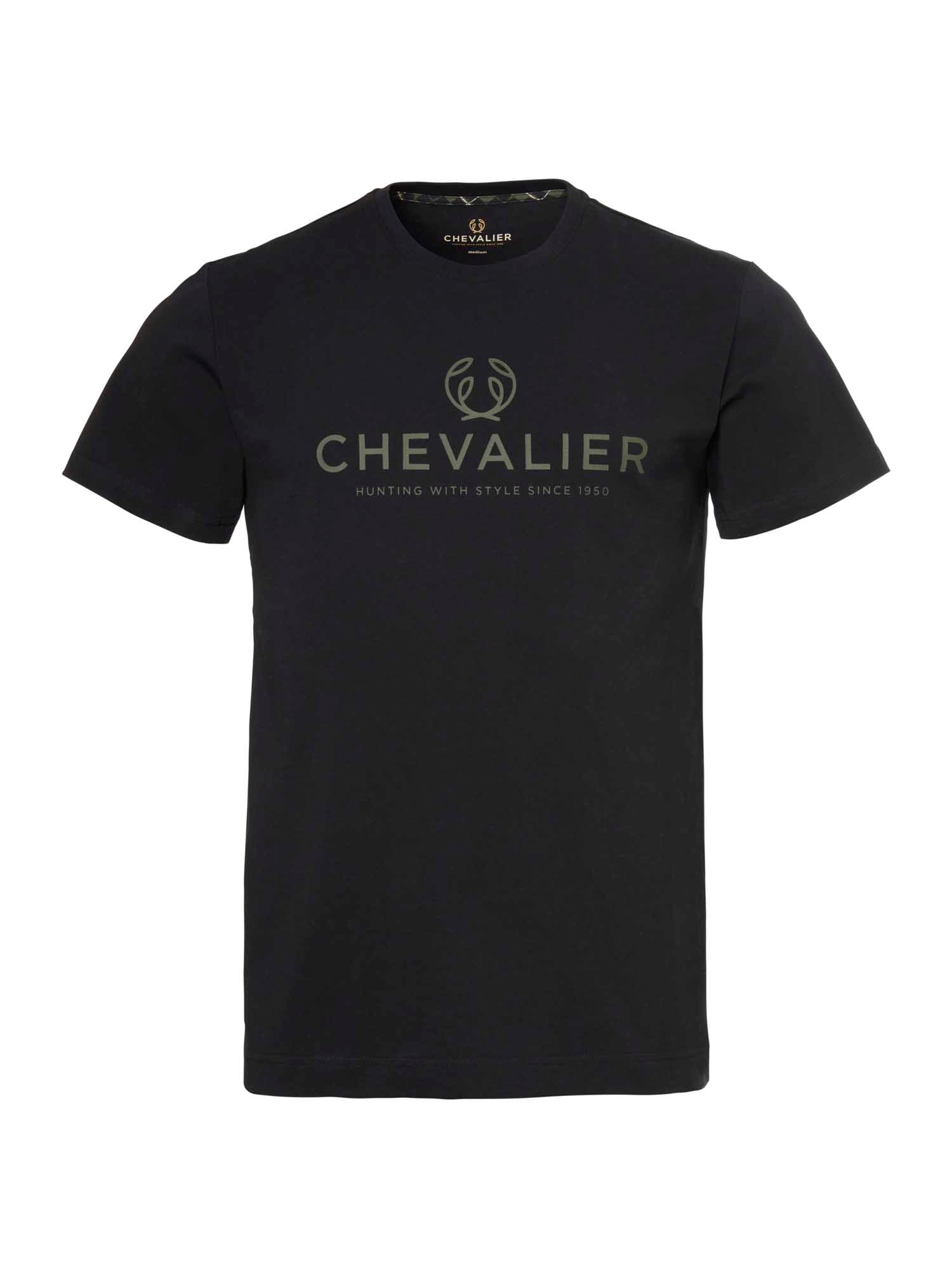 Chevalier Logo T-shirt Men - Black Night - 1