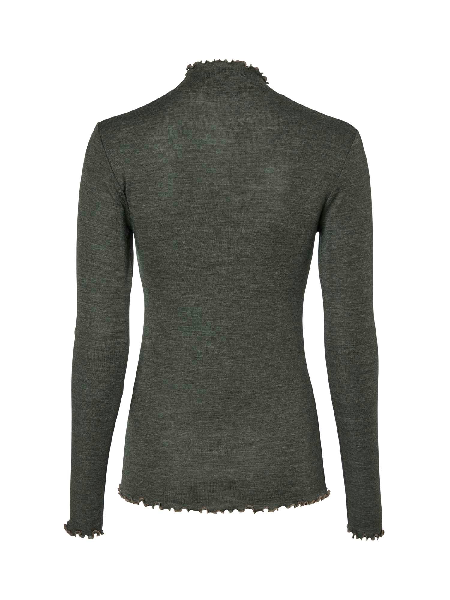 Haven Longsleeve Wool Top Women - Midnight Pine - 2