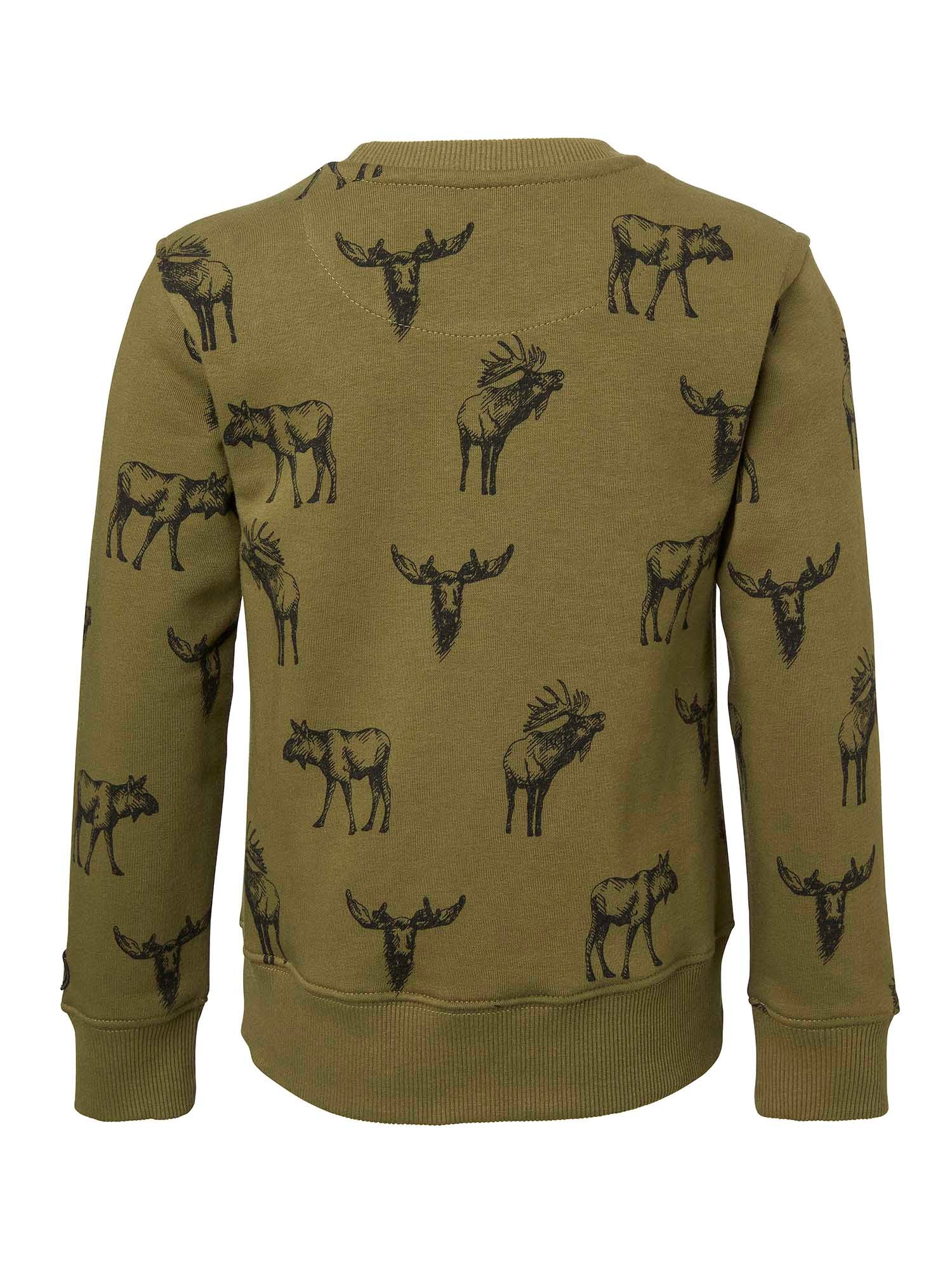 Moose Sweatshirt Junior Forest - Green Moose - 2