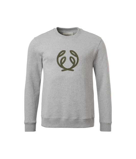 Symbol Sweatshirt Men - Grey Melange - 1