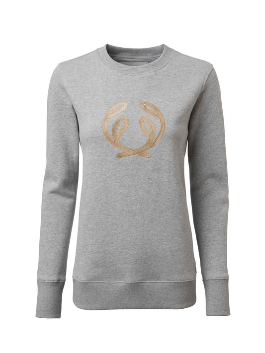 Symbol Sweatshirt Women - Grey Melange - 1