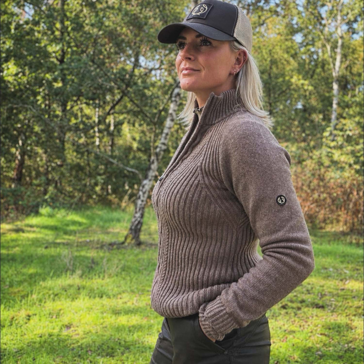 Stella Half Zip Wool Pullover Women - 2