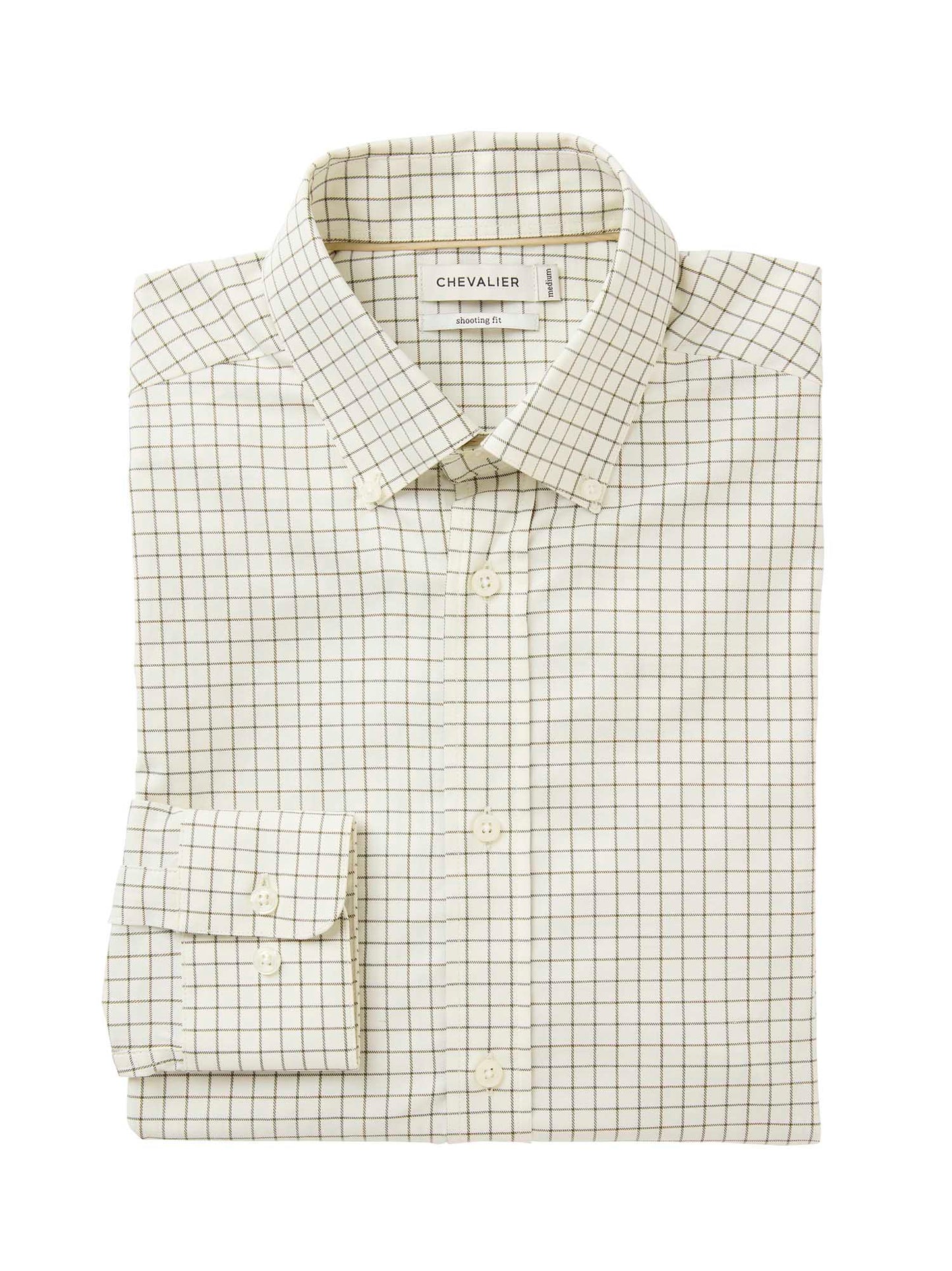 Baron Shooting Fit Stretch Shirt Men - Highland Green Tattersall - 3