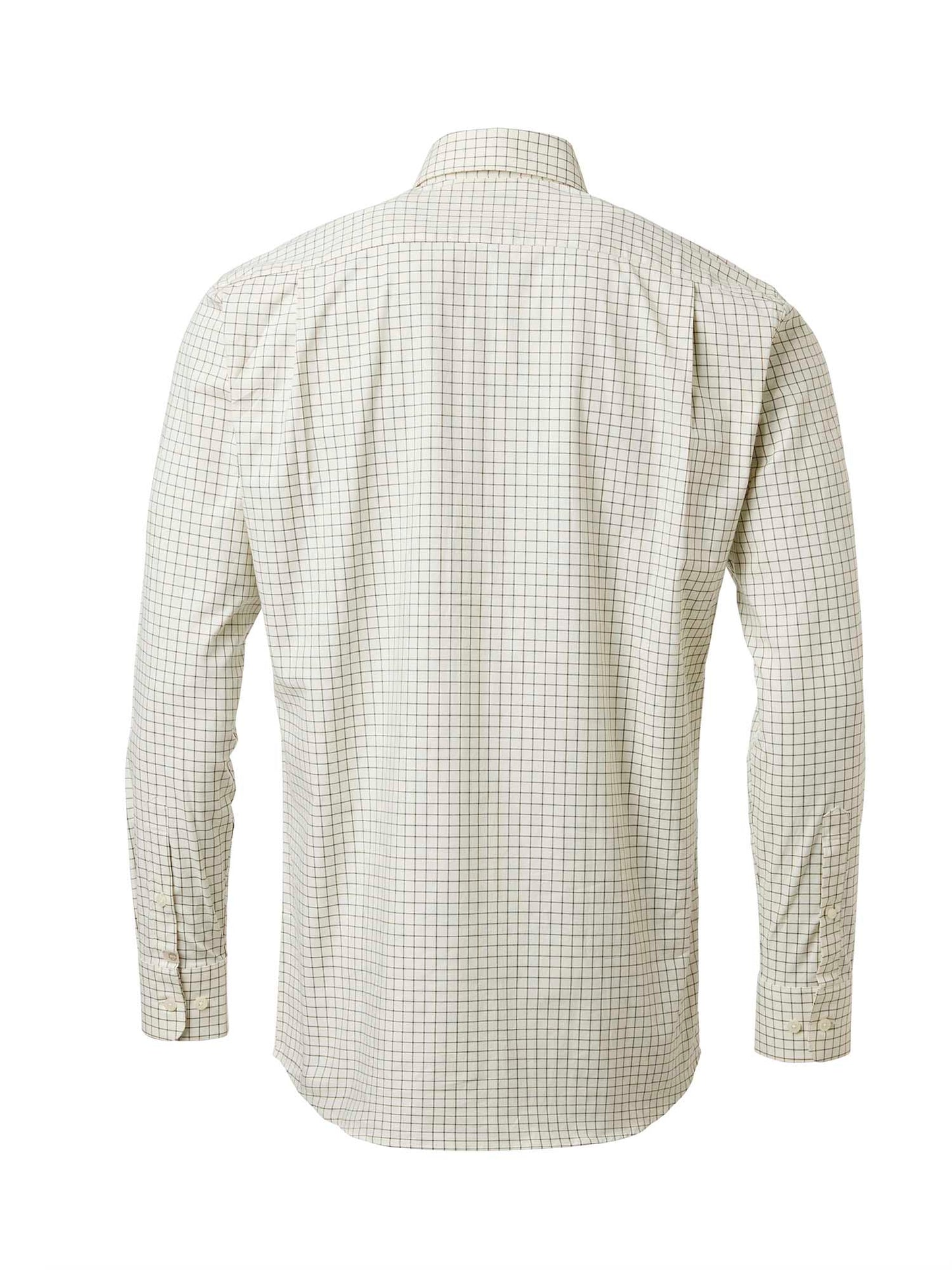 Baron Shooting Fit Stretch Shirt Men - Highland Green Tattersall - 2