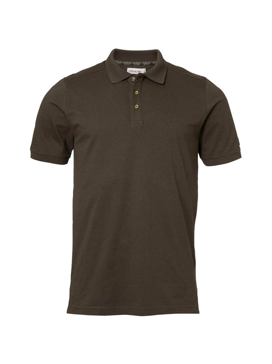 Trevor Polo Shirt Men - Leather Brown - 1