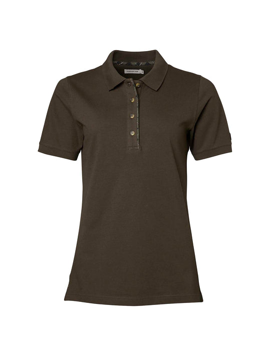 Gwyn Polo Shirt Women - Leather Brown - 1