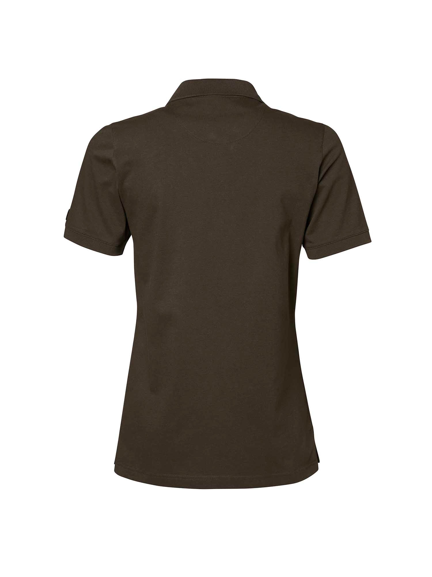 Gwyn Polo Shirt Women - Leather Brown - 2