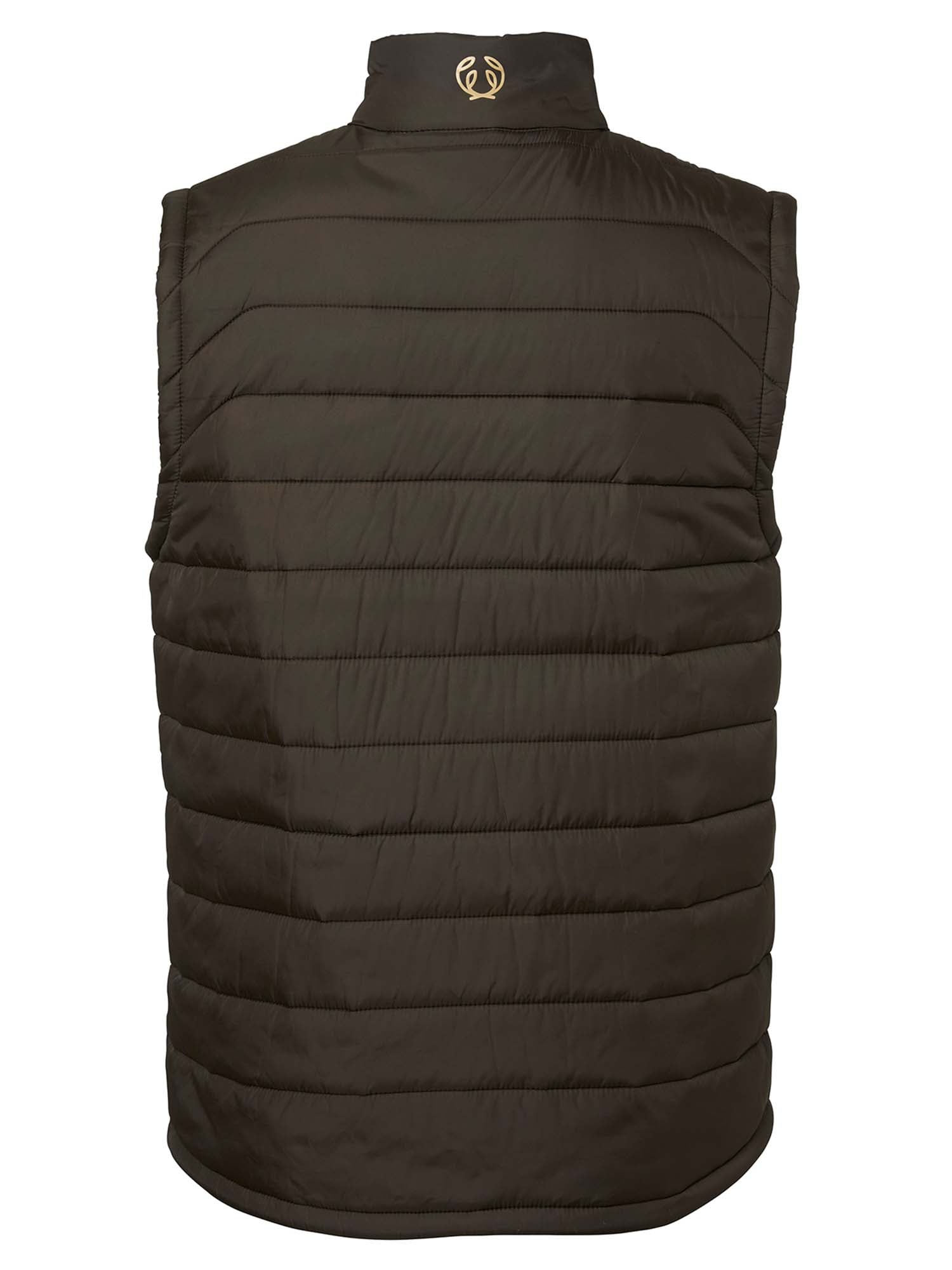 Quintin Padded Vest Men - Leather Brown - 11