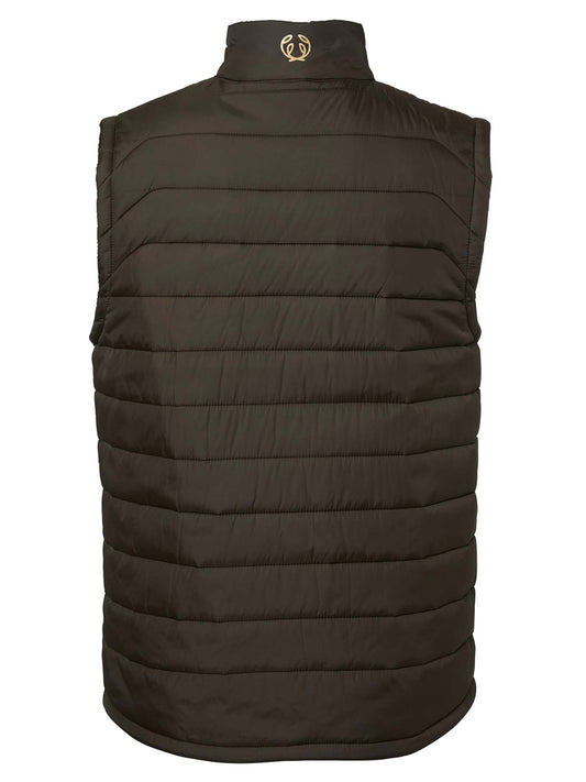 Quintin Padded Vest Men - Leather Brown - 11