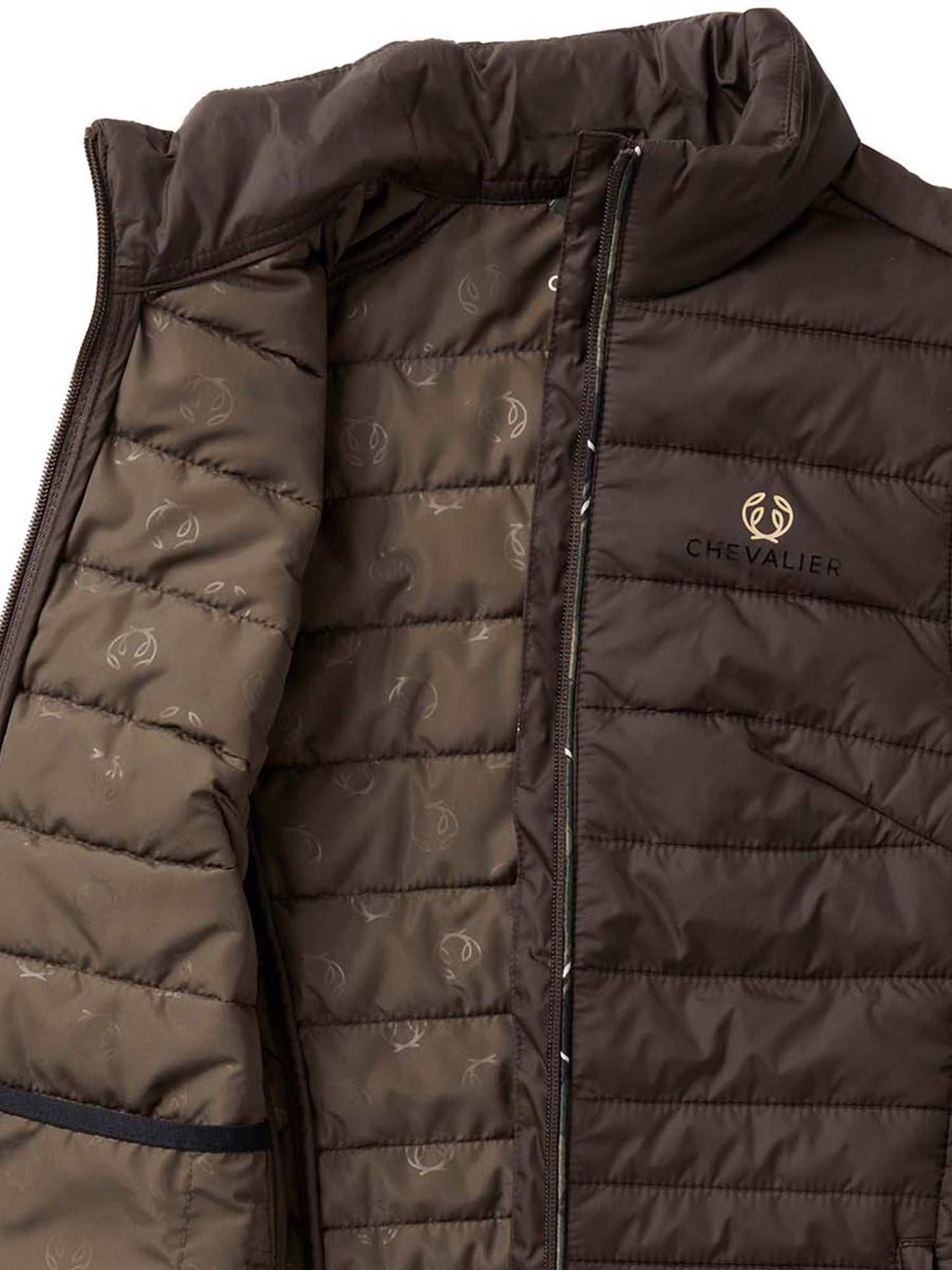 Quintin Padded Vest Men - Leather Brown - 3