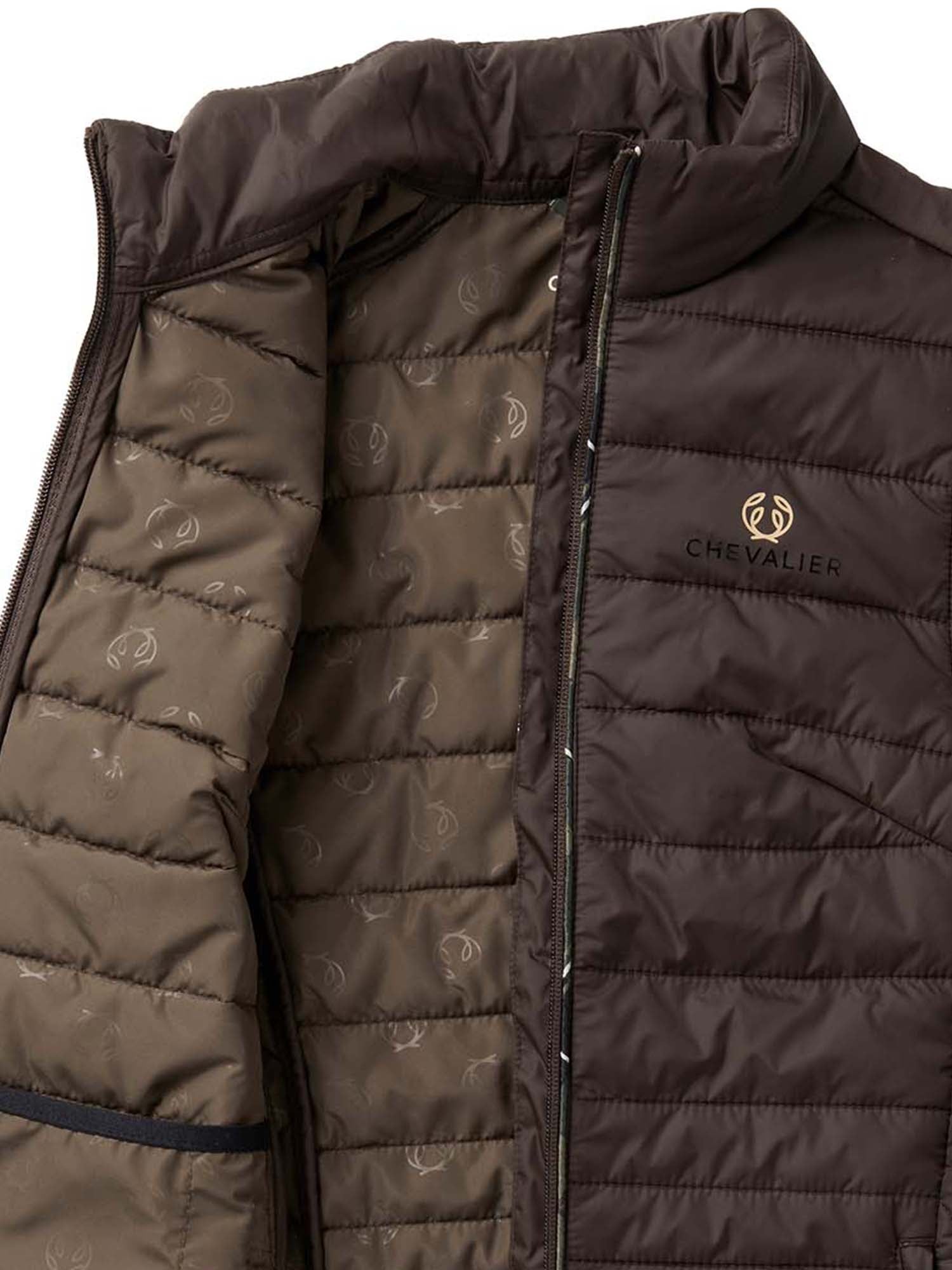 Quintin Padded Vest Men - Leather Brown - 3