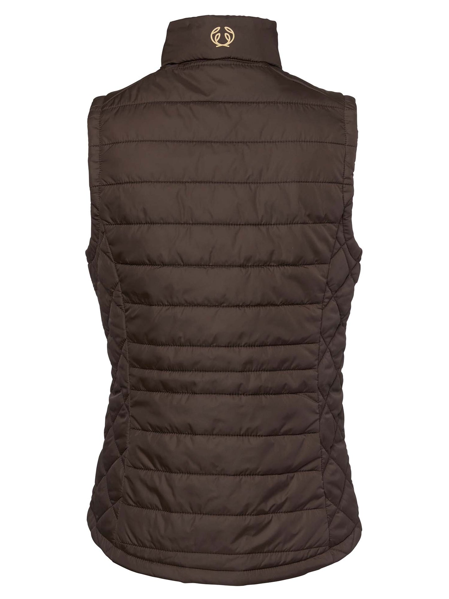 Quintin Padded Vest Women - Leather Brown - 11