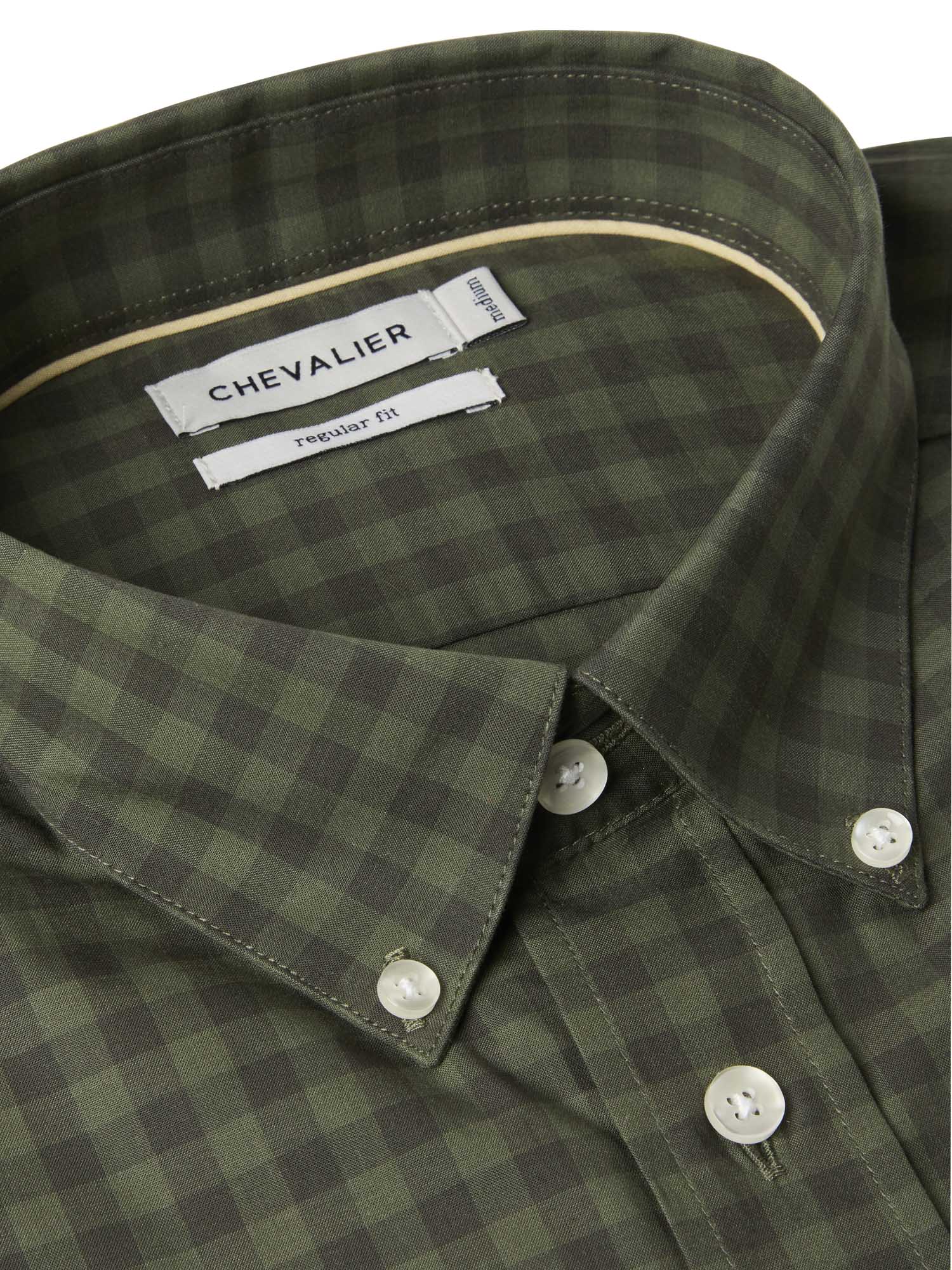 Betley Regular Fit Shirt Men - Glade Green Checked - 4
