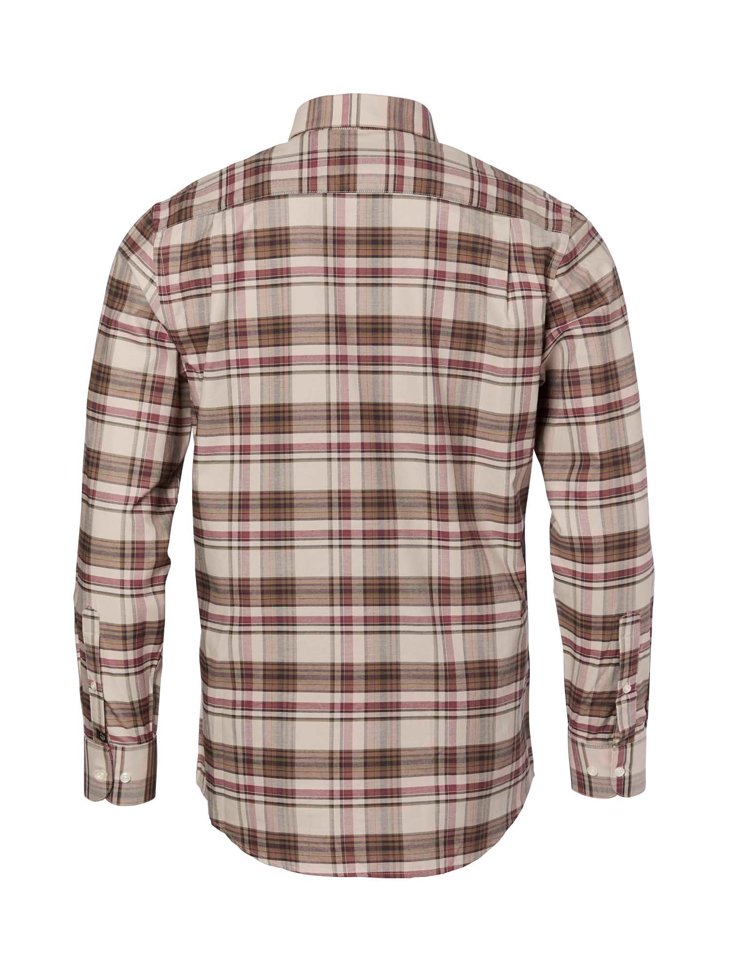 Betley Regular Fit Shirt Men - Millet Brown Checked - 2