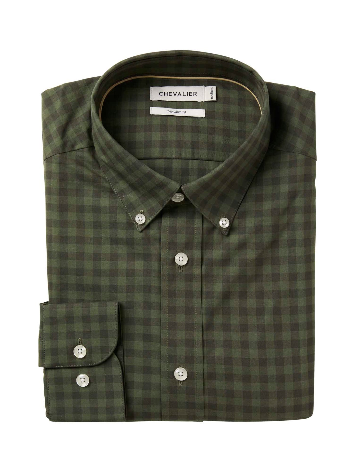 Betley Regular Fit Shirt Men - Glade Green Checked - 3