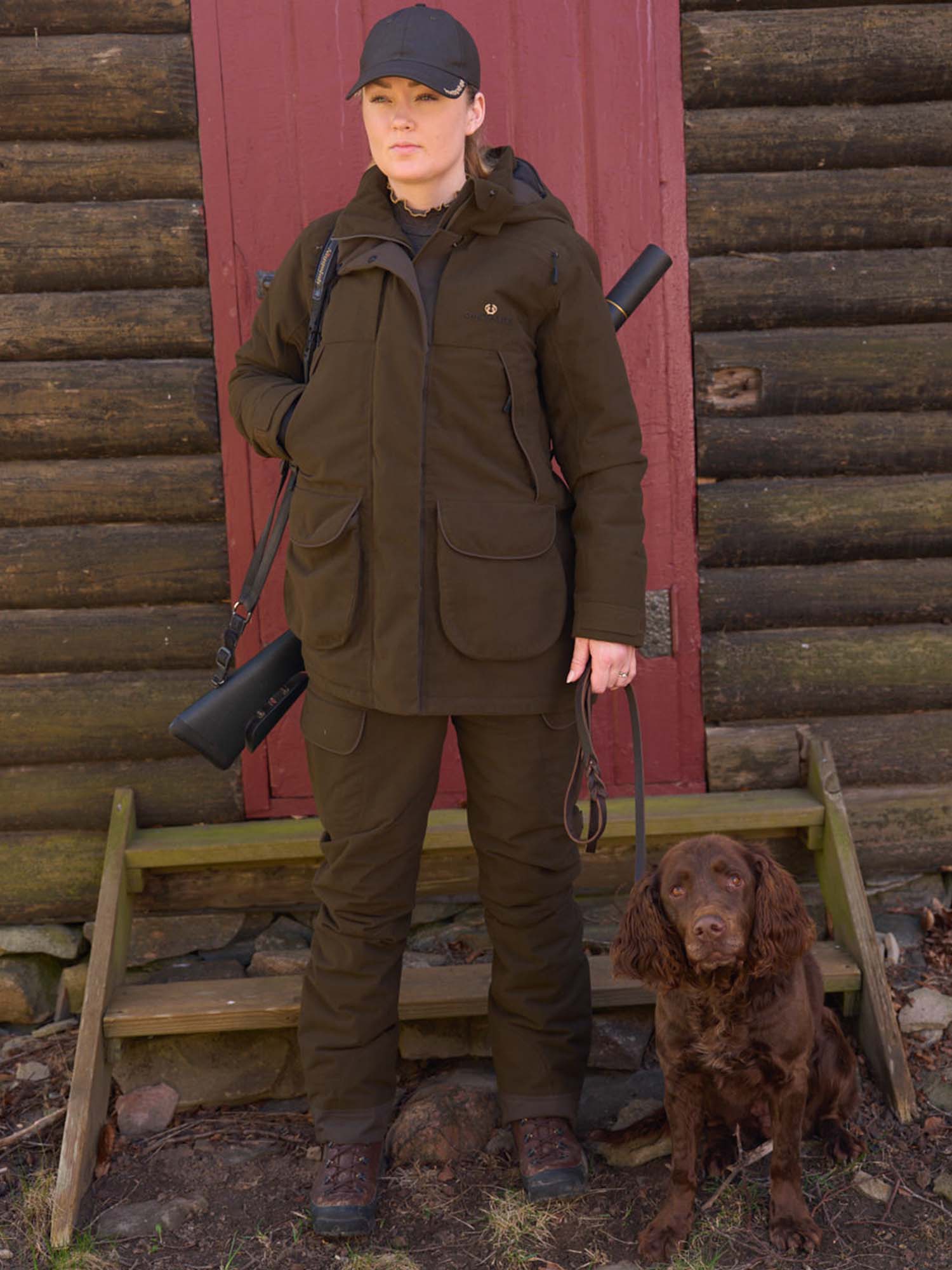 Highland Chevalite Padded Pants Women - Dark Forest Green - 10