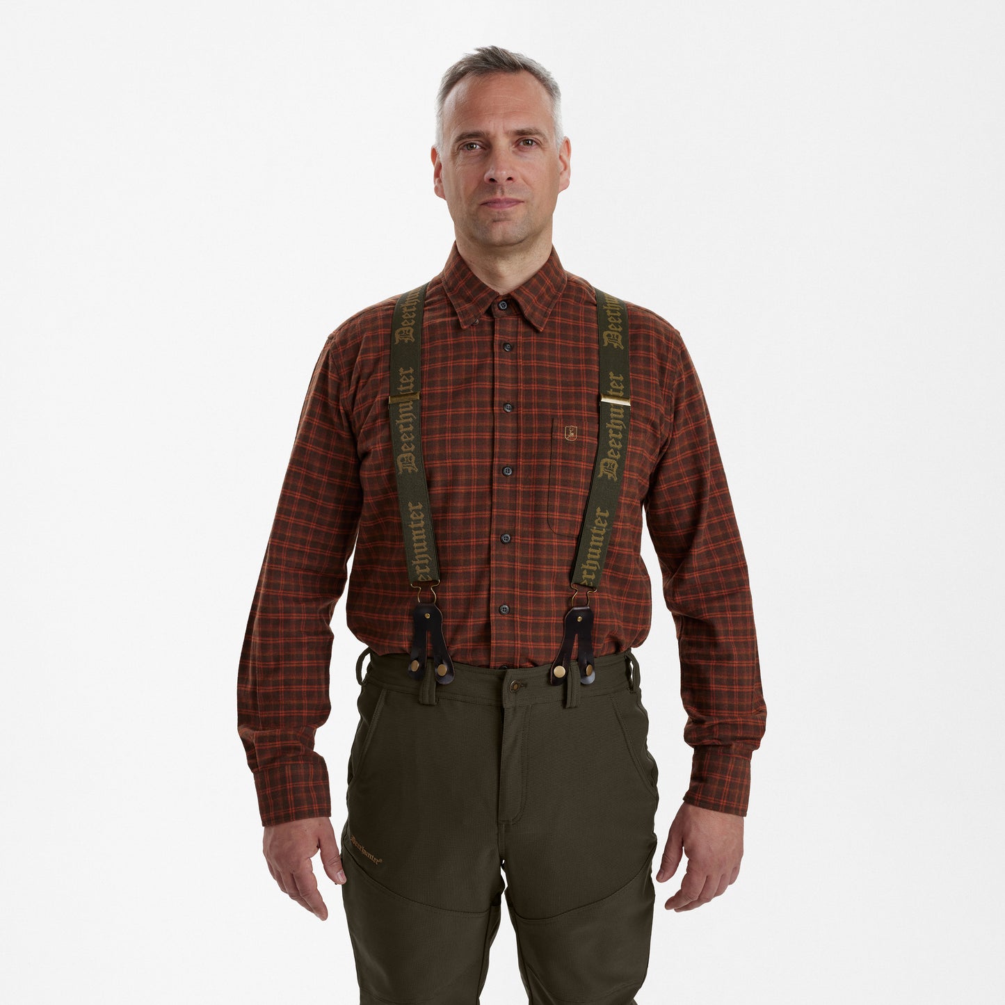 Logo hängslen till knapp