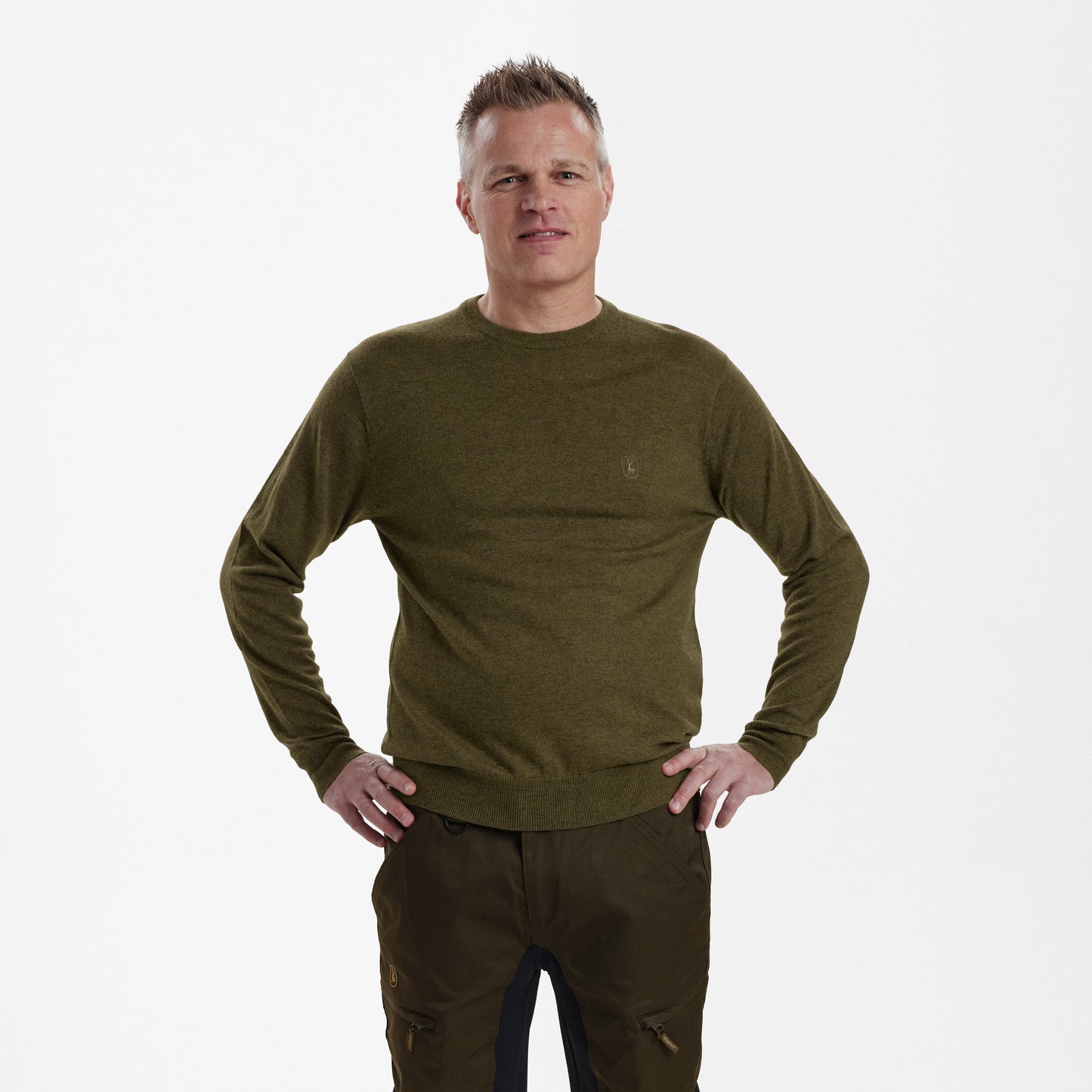 Kingston Stickad Tröja med rund hals