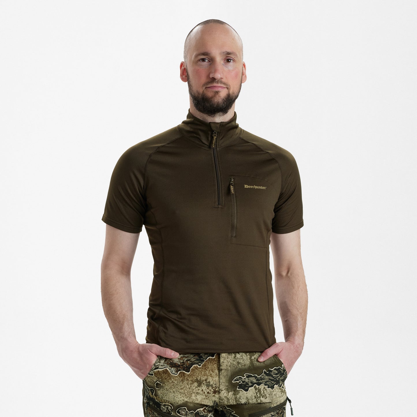 Excape Insulated T-shirt med dragkedja i halsen