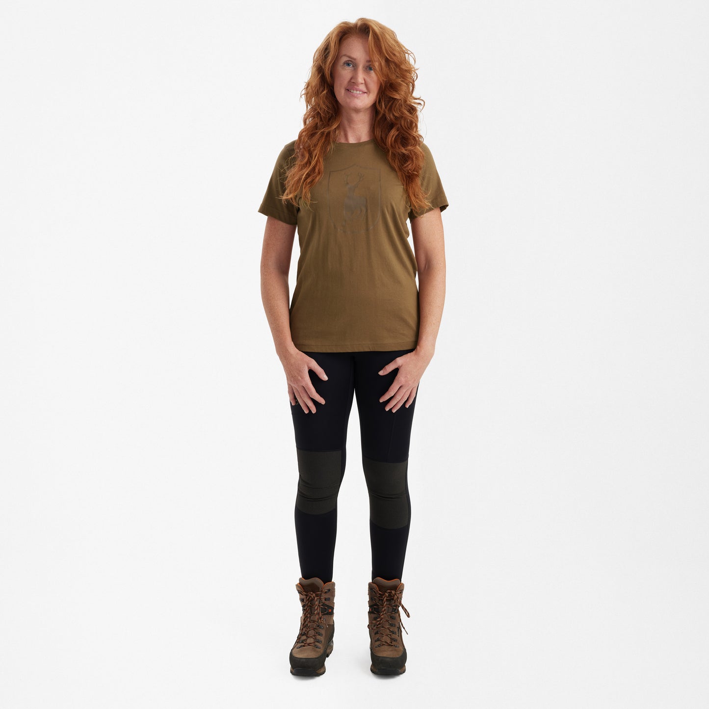 Lady T-shirt med logo