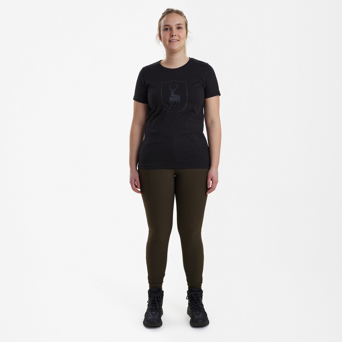 Lady T-shirt med logo