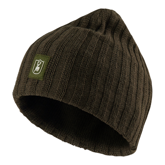 RECON stickad mössa - Beluga - framifrån